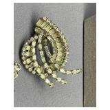 Rhinestone Jewelry Lot incl. Signed Kramer Brooch