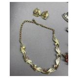 Rhinestone Jewelry Lot incl. Signed Kramer Brooch