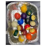 Vintage Pool Ball Set