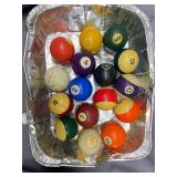 Vintage Pool Ball Set