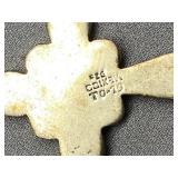 Sterling Silver Taxco Cross Pendant