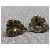 Sterling Silver Floral Earrings
