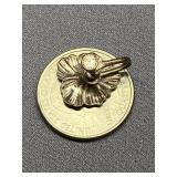 Sterling Silver Floral Earrings