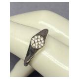 Sterling Silver Cluster Ring 925