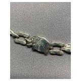Sterling Silver Animal Bracelet - Elephants and Whales