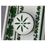 Meissen Porcelain Desk Set with Inkwells - See Photos