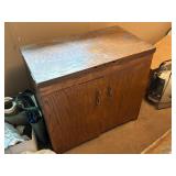 Elna Sewing Machine and Cabinet