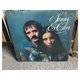 Vinyl Albums, Record Player, CD Player, Vintage Album Cart