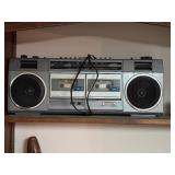 Dual Cassette AM/FM Radio Player