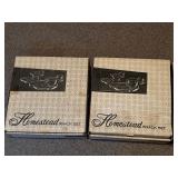 Vintage Glass Snack Sets