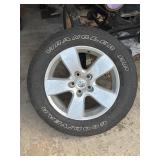 Dodge Truck Rim and Tire