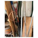 Shovel, Scrapers, Hose, and More
