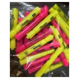 Pink And Yellow Sharpie Highlighters