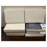 3 x 5 Index Cards