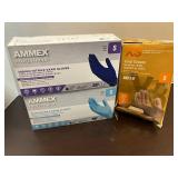 Small Nitrile and Vinyl Gloves