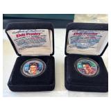 Elvis Presley Colorized Quarters and Half Dollars