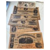 Replica Confederate Currency
