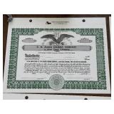 Vintage North Dakota Company Share Certificates Blank Never Assigned