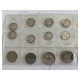 Silver Dimes, Silver Quarters, Buffalo Nickels