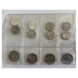 Silver Dimes, Silver Quarters, Buffalo Nickels