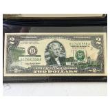 2003 A Green Seal $2 Dollar North Dakota Note