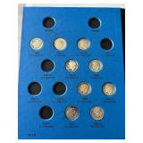 Roosevelt Dimes and Book All Silver