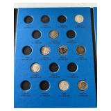 Roosevelt Dimes and Book All Silver