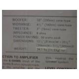 (BR2) Set of 4 Sansui AS-200 3-Way ...