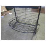 (BR2) Metal Shelf Display on Wheels...