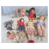 (A-1) Assorted Vintage Dolls...