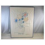 (FS) Framed Pablo Picasso "Bouquet ...