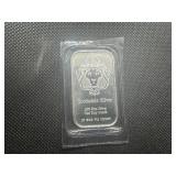 Scottsdale 1 oz .999 Fine Silver Bar. Original Sealed Sleeve