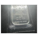 Scottsdale 1 oz .999 Fine Silver Bar. Original Sealed Sleeve