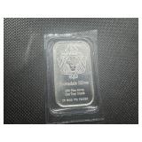 Scottsdale 1 oz .999 Fine Silver Bar. Original Sealed Sleeve