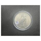 1923 AU++ Peace Dollar Nearly Unbroken Mint Luster, Very Light Wear