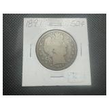 1897 Barber Half Dollar