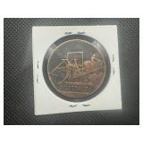 1931 Scarce McCormick Reaper Centennial Token. Authentic Patina, Light Circulation, Scarce in this Condition