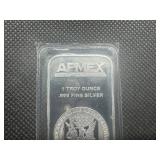 APMEX 1 oz .999 Fine Silver Bar. Original Sealed Sleeve