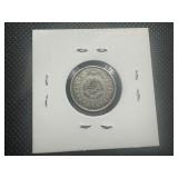 1939 Scarce XF/AU Silver Egypt 2 Qirsh. 500K minted but few know to remain.