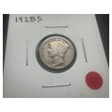 1928 S Mercury Dime