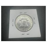 1963 D AU+ Franklin Half Dollar