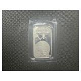 1 oz .999 Fine Silver Halloween Bar. Original sealed sleeve.