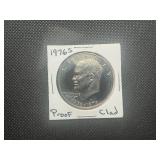 1976 S Proof Eisenhower Dollar, Clad