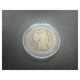 1893 S Key Date Barber Half Dollar. Affordable slot filler.