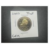 2001 S Gem Proof Sacagawea Dollar