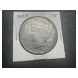 1925 VF Peace Dollar