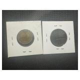 1915 Belgium 25 Cent and 1972 USSR 3 Kopecs