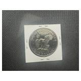 1977 S Gem Proof Clad IKE Dollar. Very near perfect, deep mirrors, pulled from set.