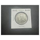 1945 AU++/MS Walking Liberty Half Dollar. Likely MS slider. Excellent Condition. Even the eagle