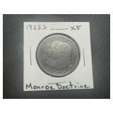 1923 S XF Monroe Doctrine Half Dollar